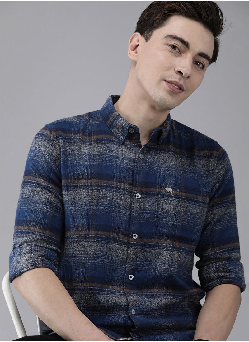 Men's Cotton Shirt | Casual & Formal Long Sleeve Slim Fit | Classic Button-Down, Office & Everyday Wear, Comfortable & Breathable Fabric