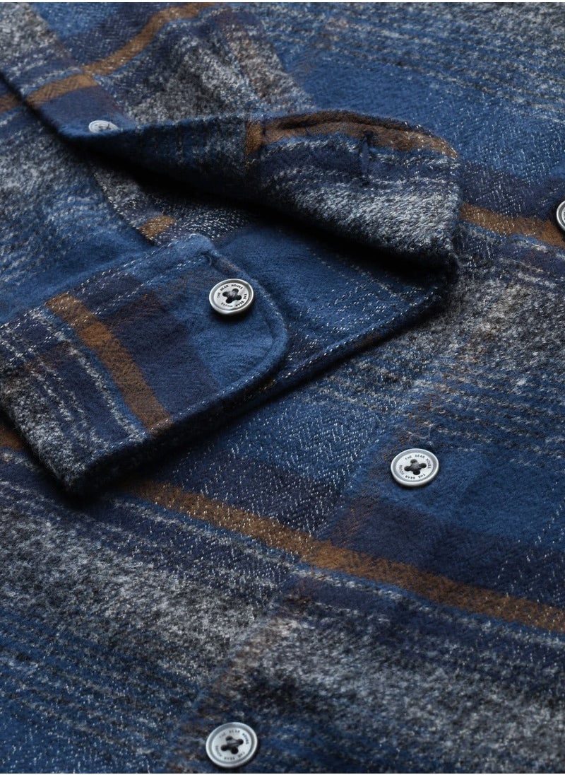 Men's Cotton Shirt | Casual & Formal Long Sleeve Slim Fit | Classic Button-Down, Office & Everyday Wear, Comfortable & Breathable Fabric