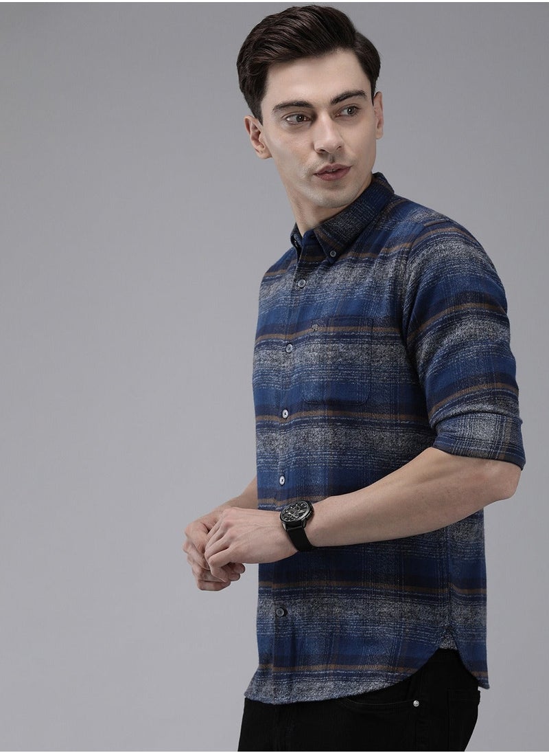 Men's Cotton Shirt | Casual & Formal Long Sleeve Slim Fit | Classic Button-Down, Office & Everyday Wear, Comfortable & Breathable Fabric