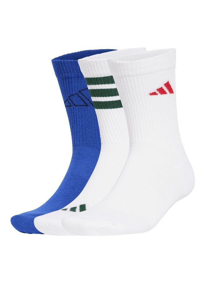 adidas logo pack 3pp unisex crew socks
