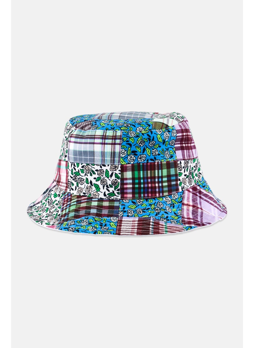 Men Allover Print Reversible Bucket Hat, Multicolor