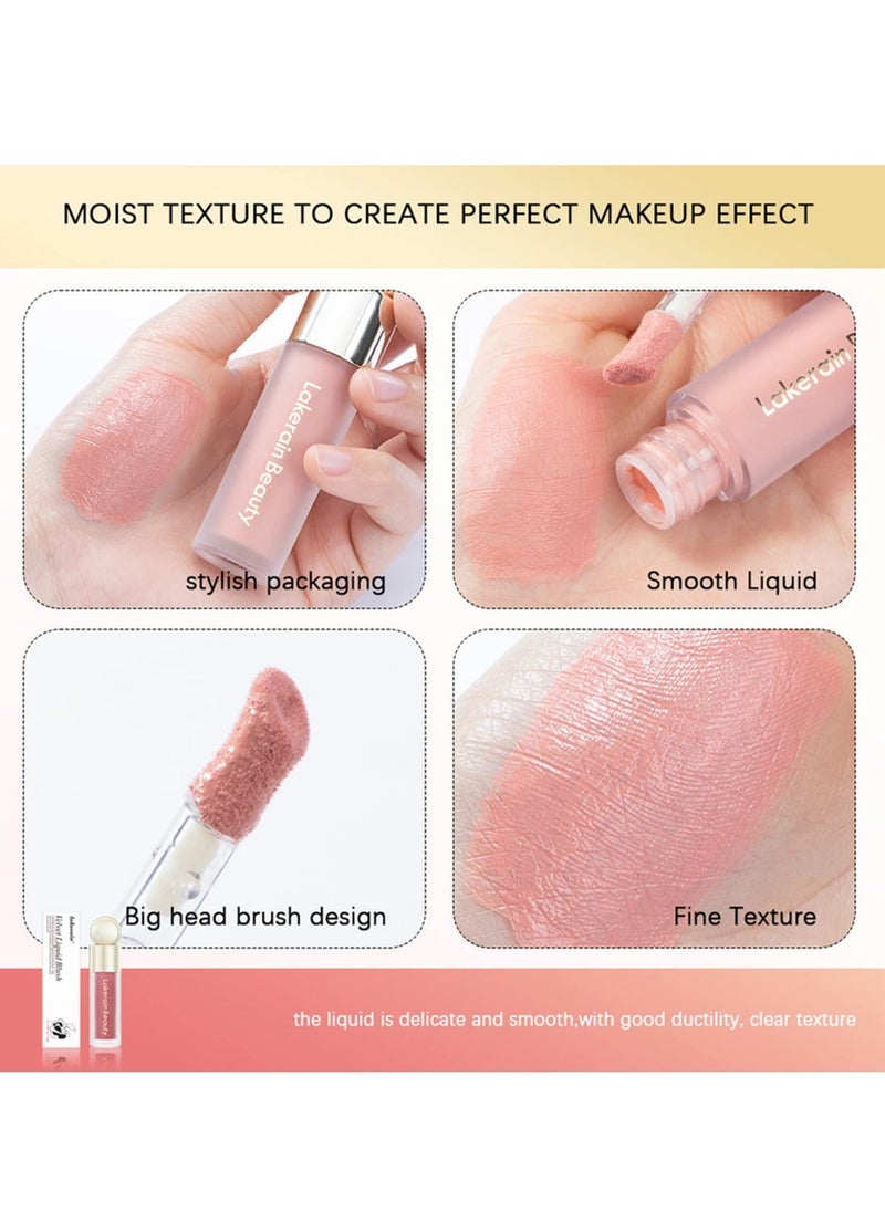 Liquid Blush for Cheeks - Lightweight Cream Blush Makeup, Breathable & Natural Finish, Silky Smooth Waterproof Formula, Long-lasting & Easy to Blend for a Flawless Look