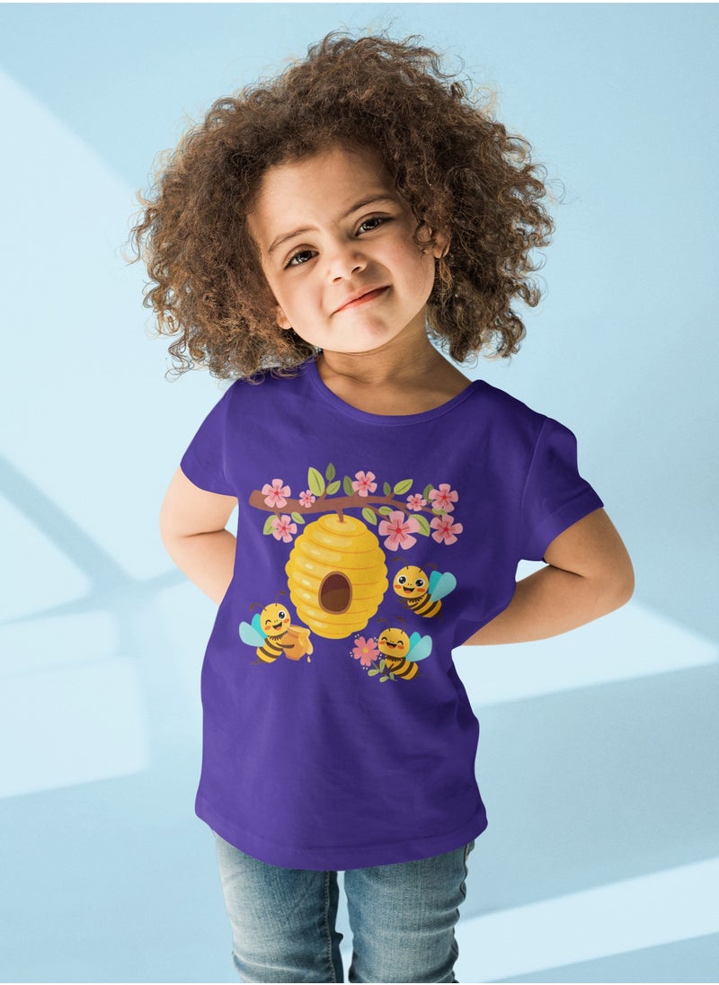 BEE-HIVES T-SHIRT DESIGN FOR KIDS