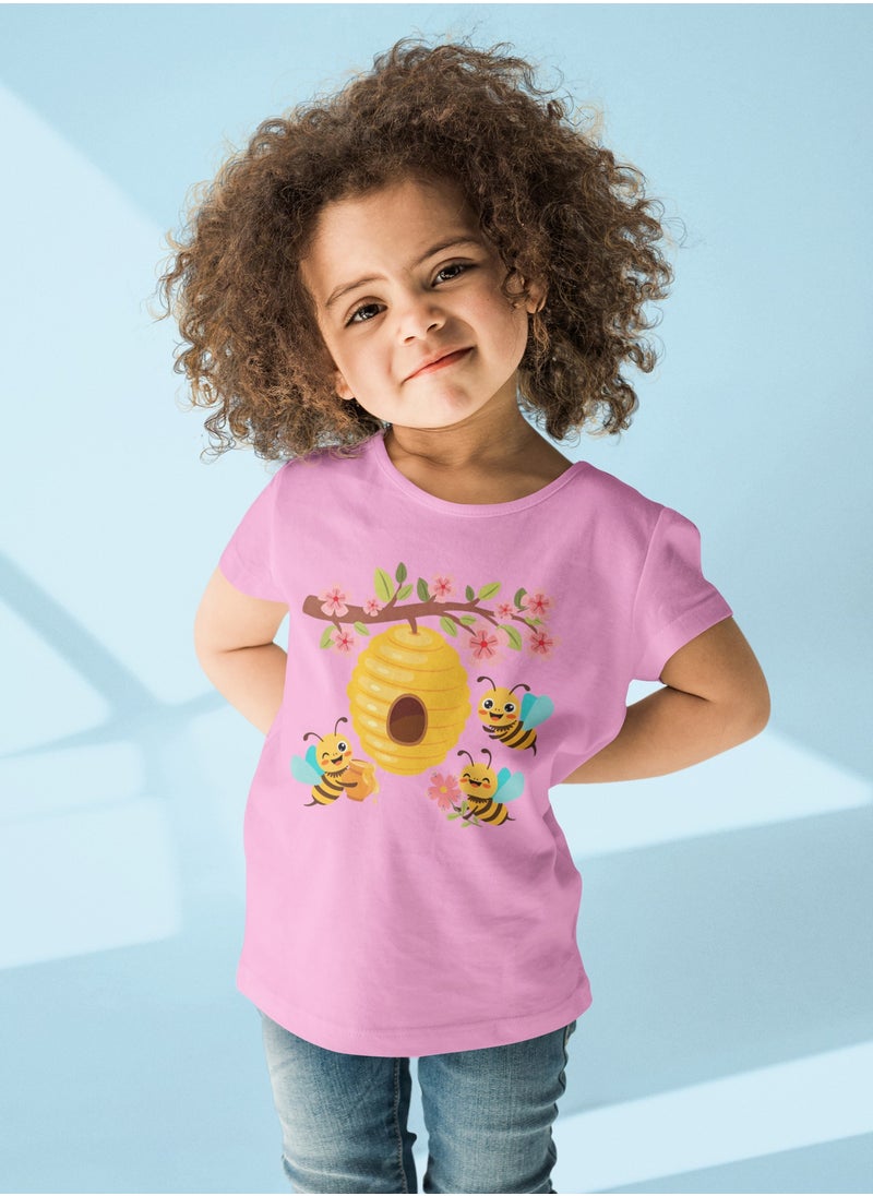BEE-HIVES T-SHIRT DESIGN FOR KIDS