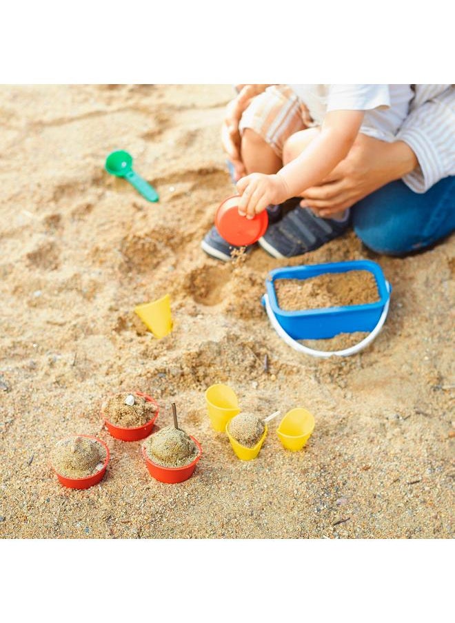 10-piece sand ice-cream set, multicolour