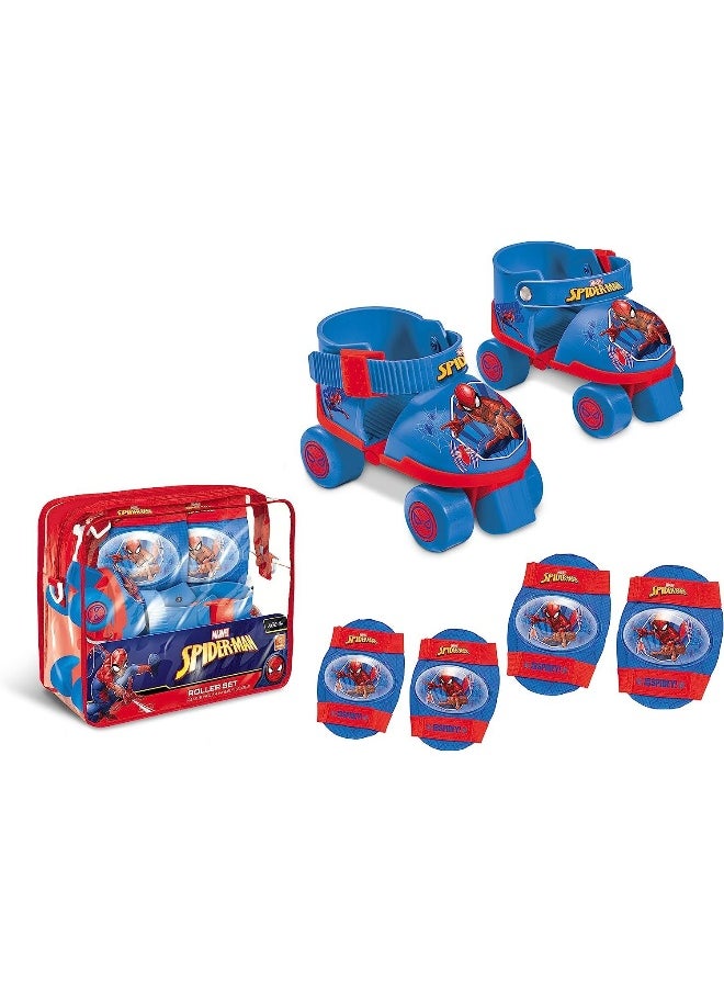 Marvel Spider-Man Roller Skates with Protection Set