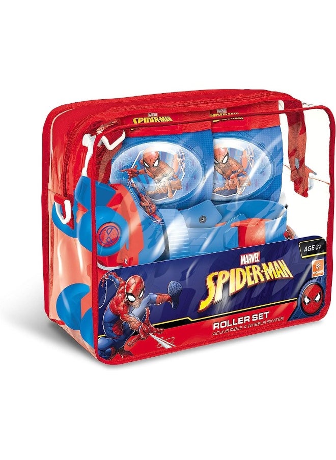 Marvel Spider-Man Roller Skates with Protection Set