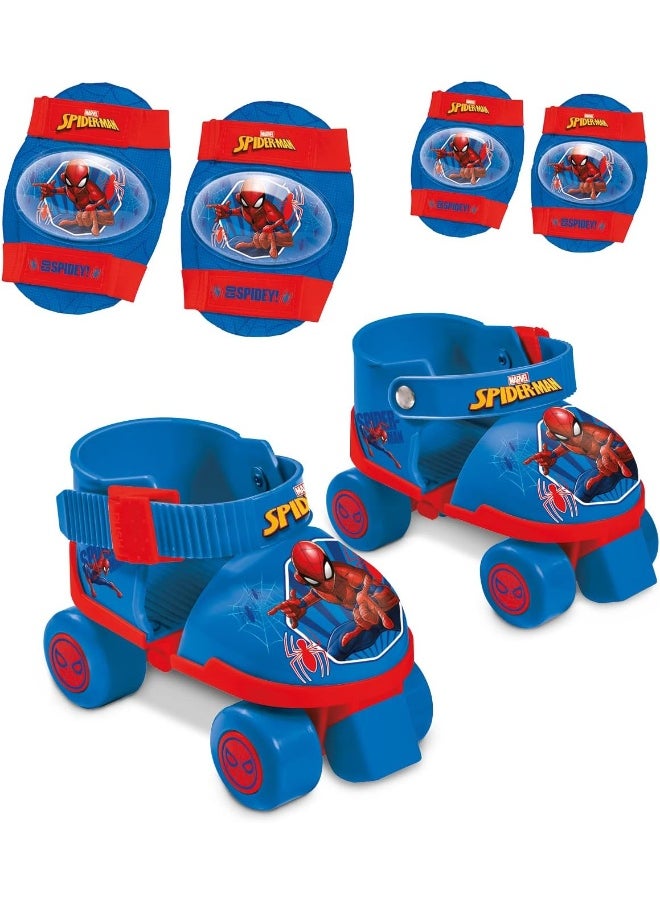 Marvel Spider-Man Roller Skates with Protection Set