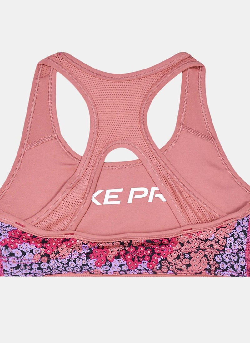 Kids' Swoosh Allover Print Reversible Sports Bra