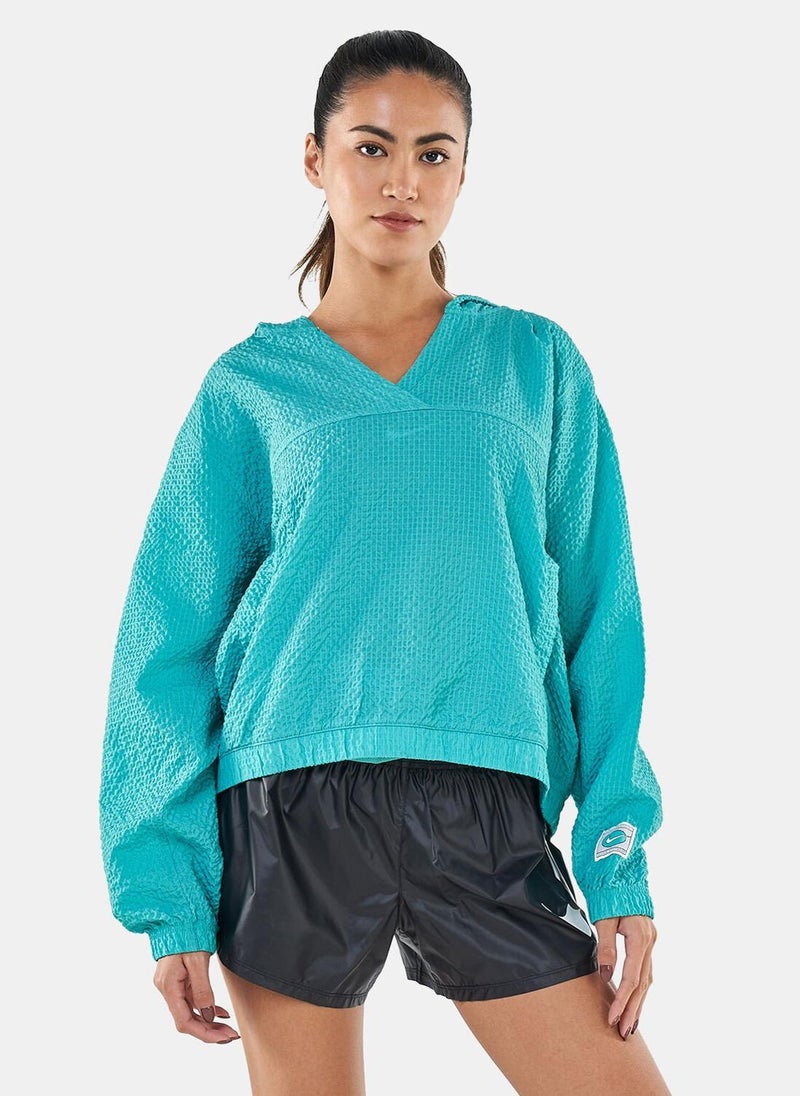Women's Icon Clash Woven Running Pullover Jacket