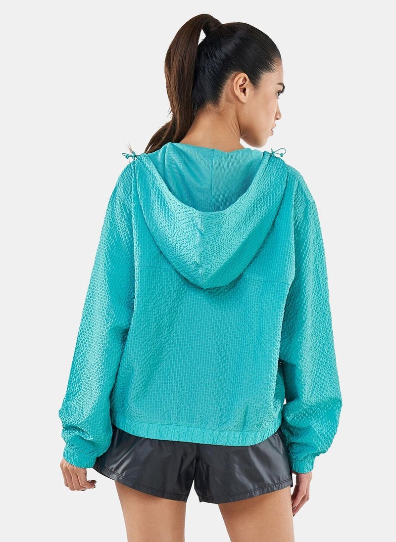 Women's Icon Clash Woven Running Pullover Jacket