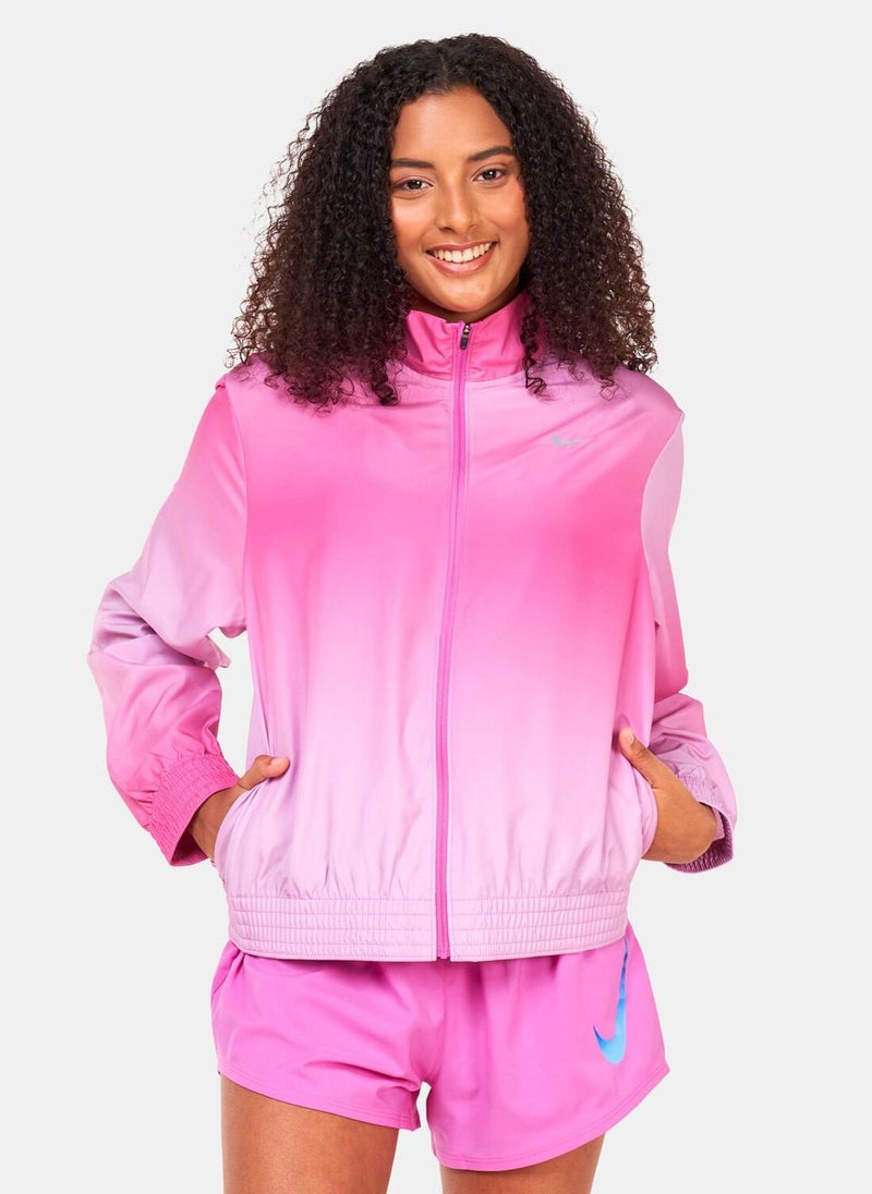 Women's Swoosh Run Print Jacket