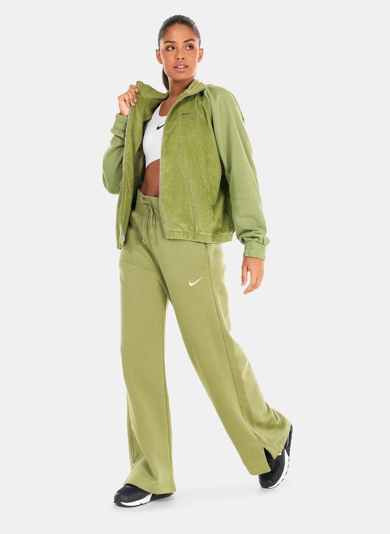 Women's Air Corduroy Fleece Full-Zip Jacket