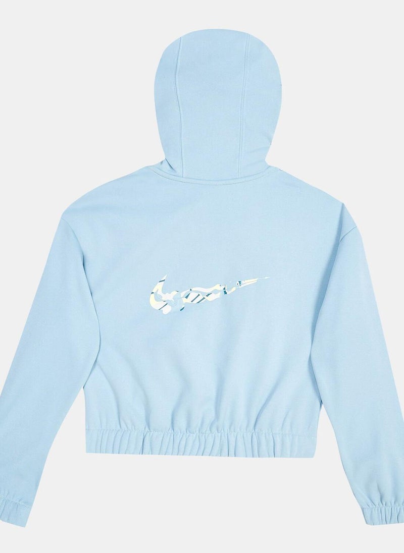 Kids' Therma-FIT Full-Zip Training Hoodie (Older Kids)
