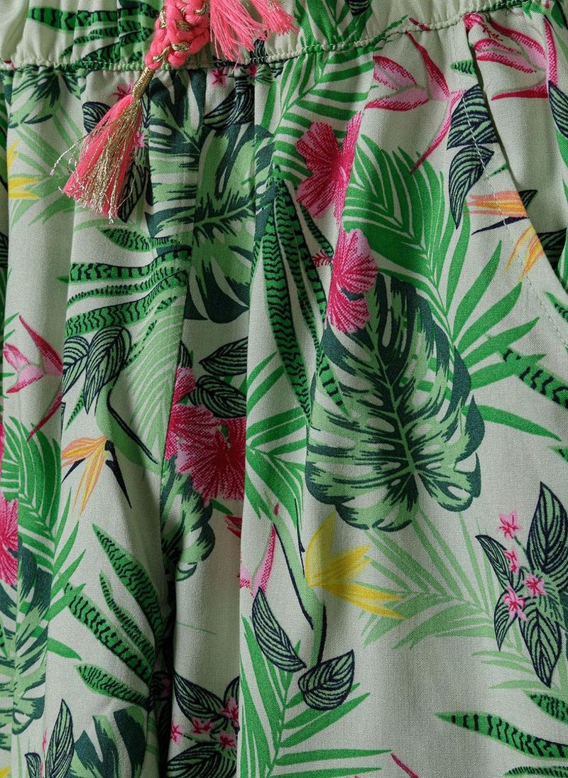 Girls Printed Harem Pant