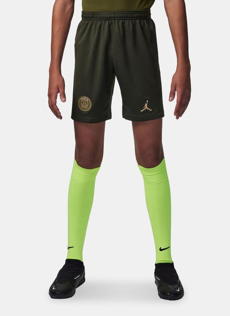Kids' Paris Saint-Germain Dri-FIT Replica Fourth Football Shorts - 2023/24