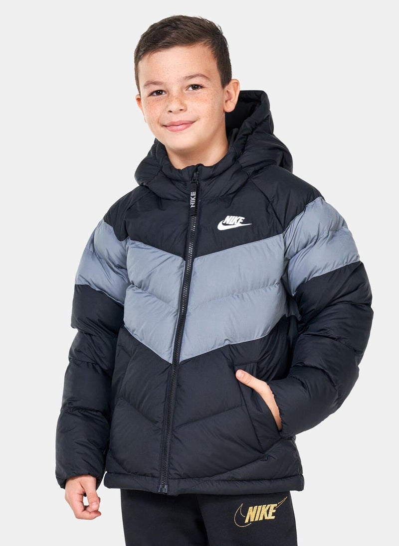 Kids' Sportswear Synthetic Fill Hooded Puffer Jacket (Older Kids)
