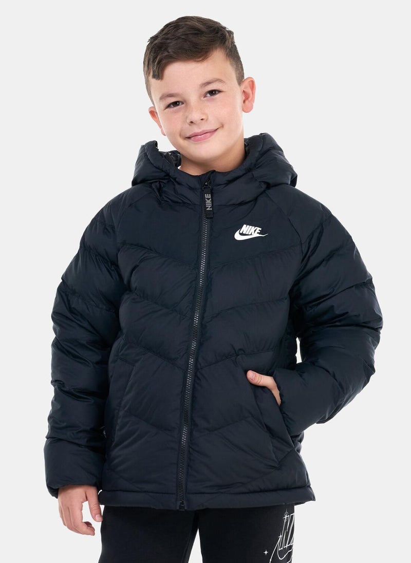 Kids' Sportswear Synthetic Fill Hooded Puffer Jacket (Older Kids)