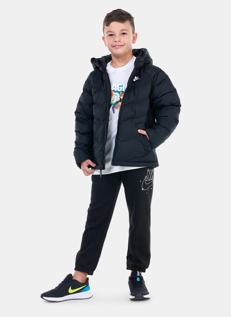 Kids' Sportswear Synthetic Fill Hooded Puffer Jacket (Older Kids)