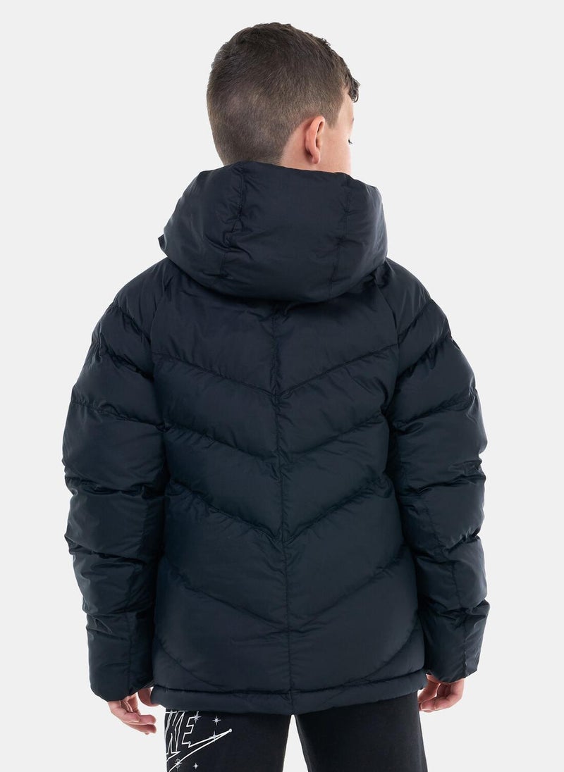 Kids' Sportswear Synthetic Fill Hooded Puffer Jacket (Older Kids)