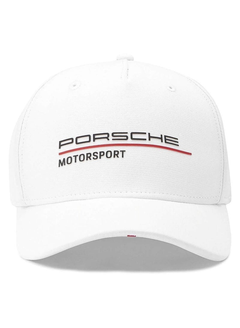 Porsche Motorsport Adults Baseball Cap White
