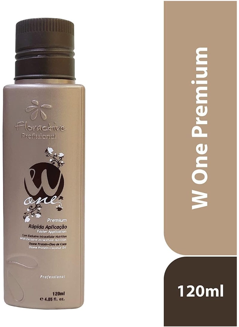 Floractive W One Nano Protein Hair Straightening Kit – 3-Step Smoothing System – 120ml x 3
