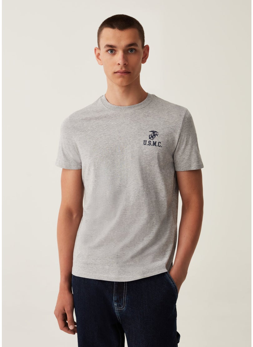 Printed T-Shirt With Round Neck