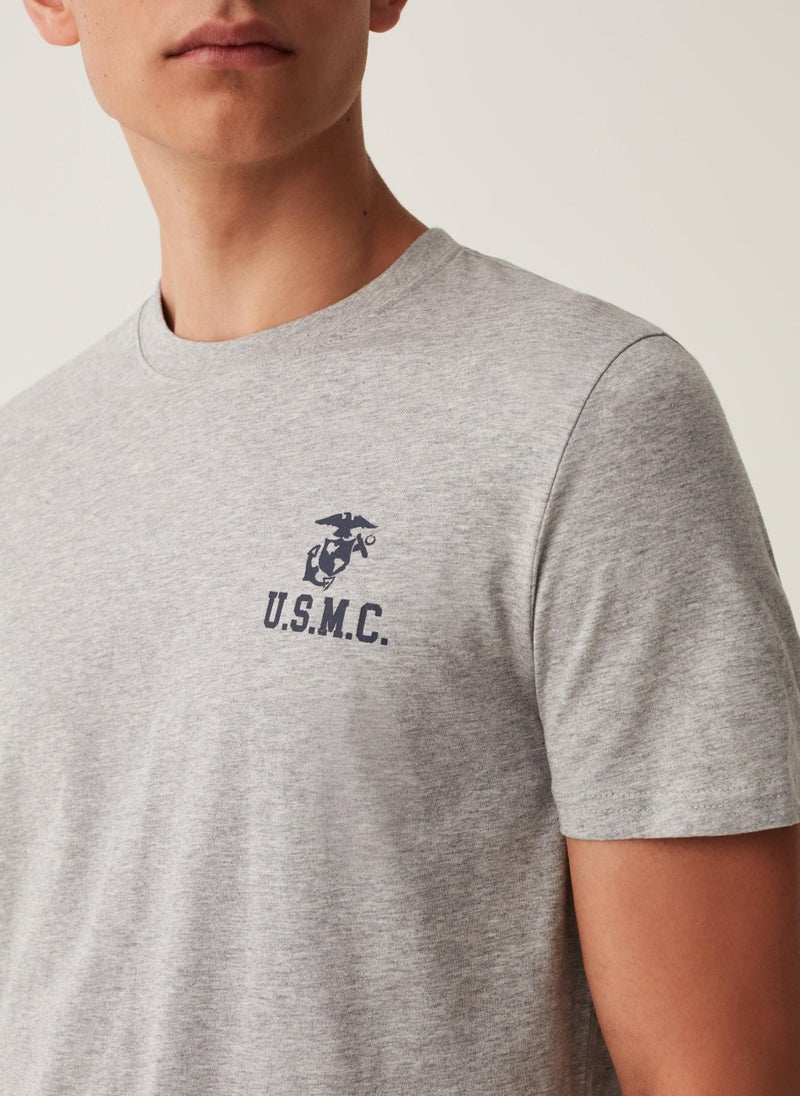 Printed T-Shirt With Round Neck