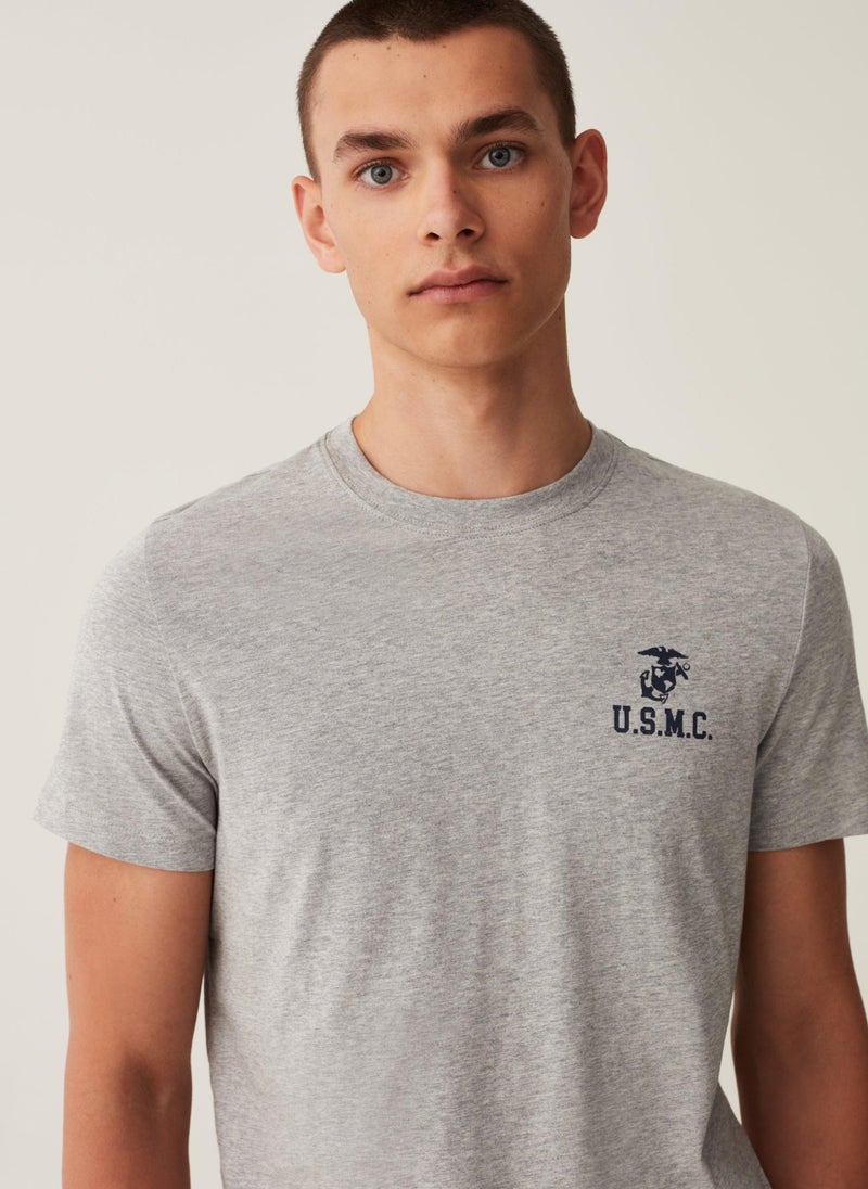 Printed T-Shirt With Round Neck