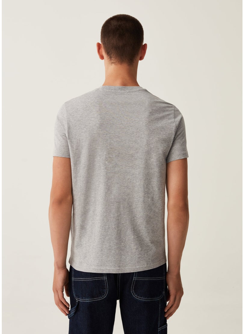 Printed T-Shirt With Round Neck