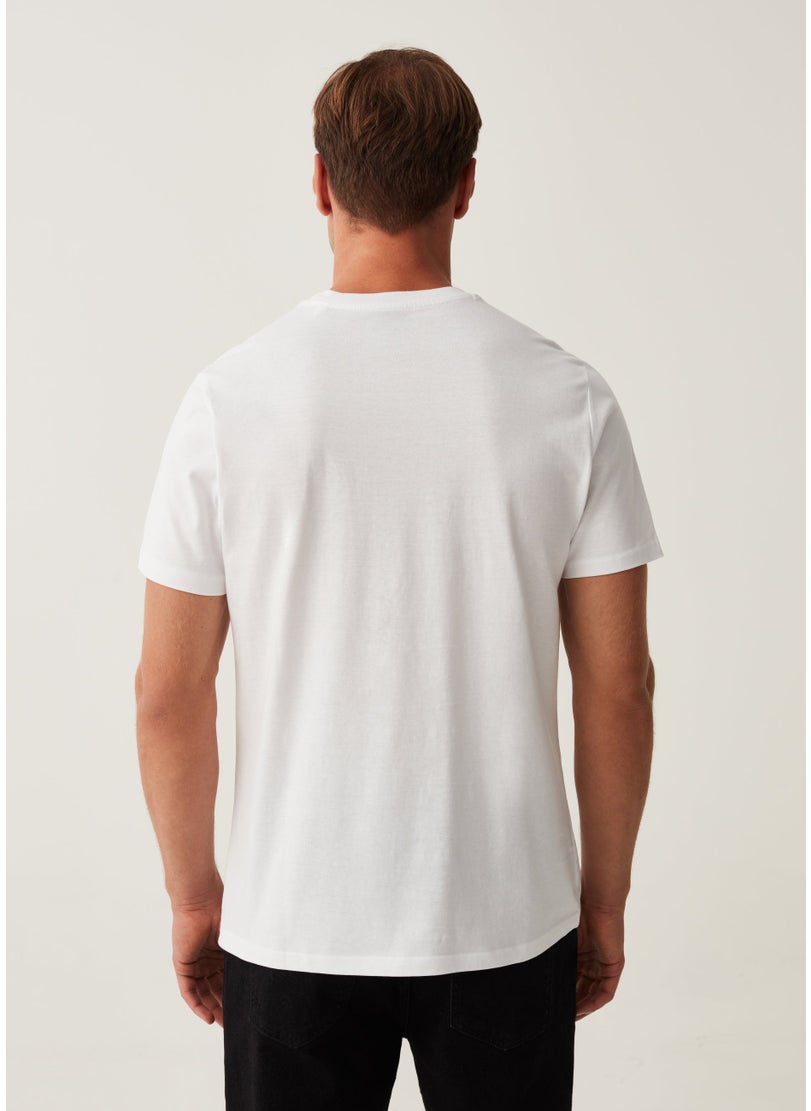 T-Shirt With Smile Print