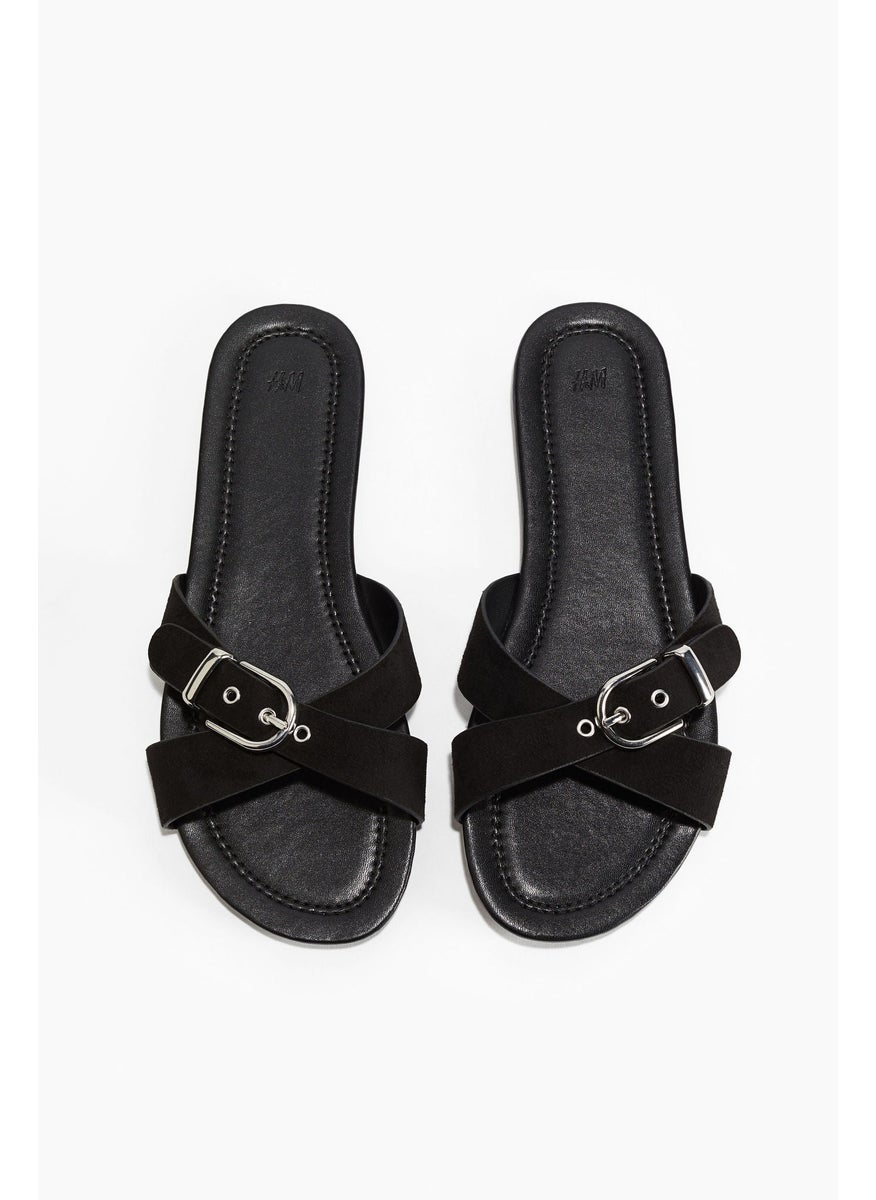 Crossover-Strap Sandals