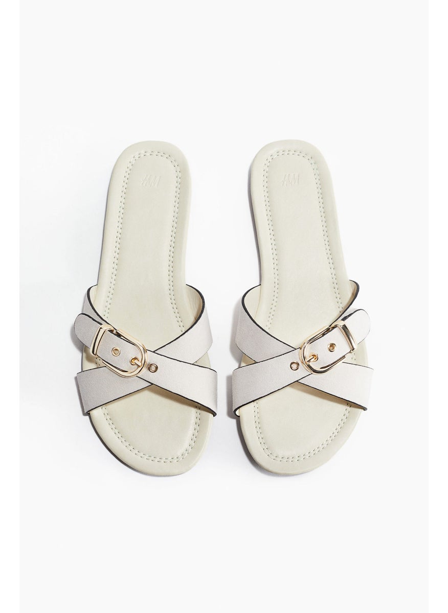 Crossover-Strap Sandals