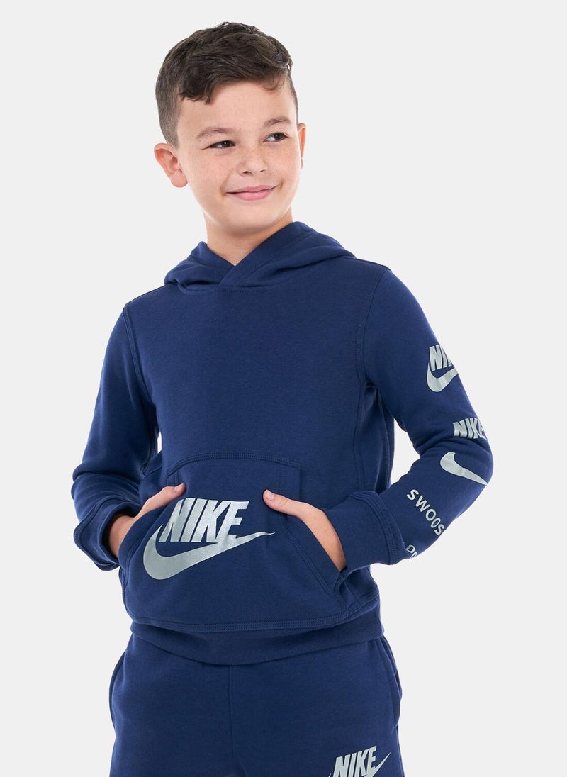 Kids' Sportswear Standard Issue Fleece Hoodie (Older Kids)