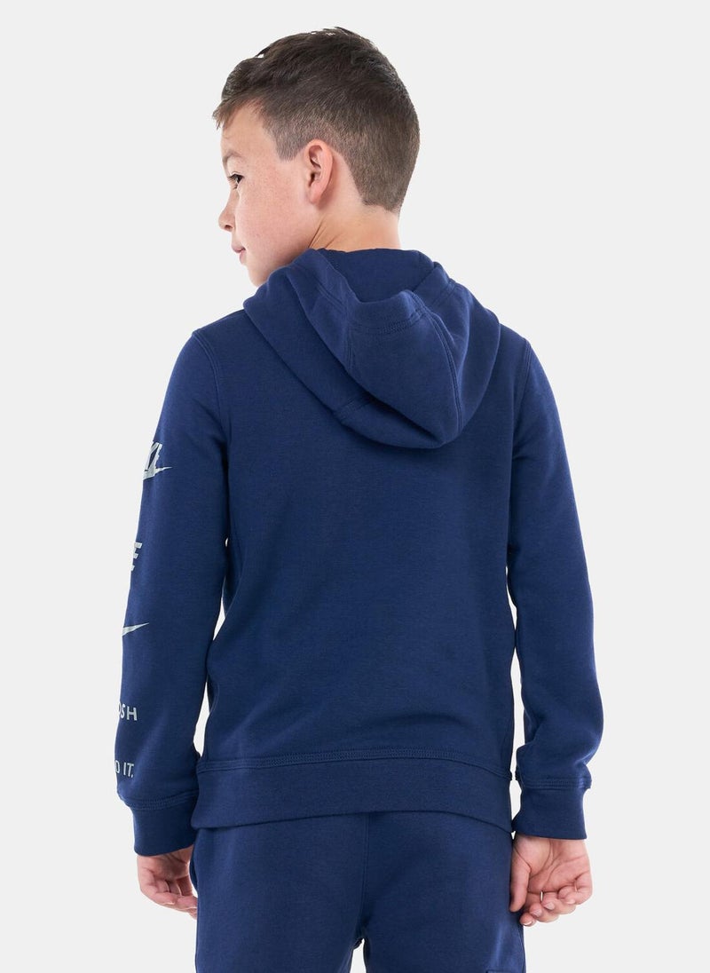 Kids' Sportswear Standard Issue Fleece Hoodie (Older Kids)
