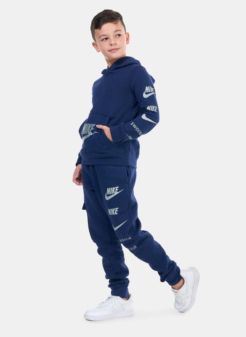 Kids' Sportswear Standard Issue Fleece Hoodie (Older Kids)