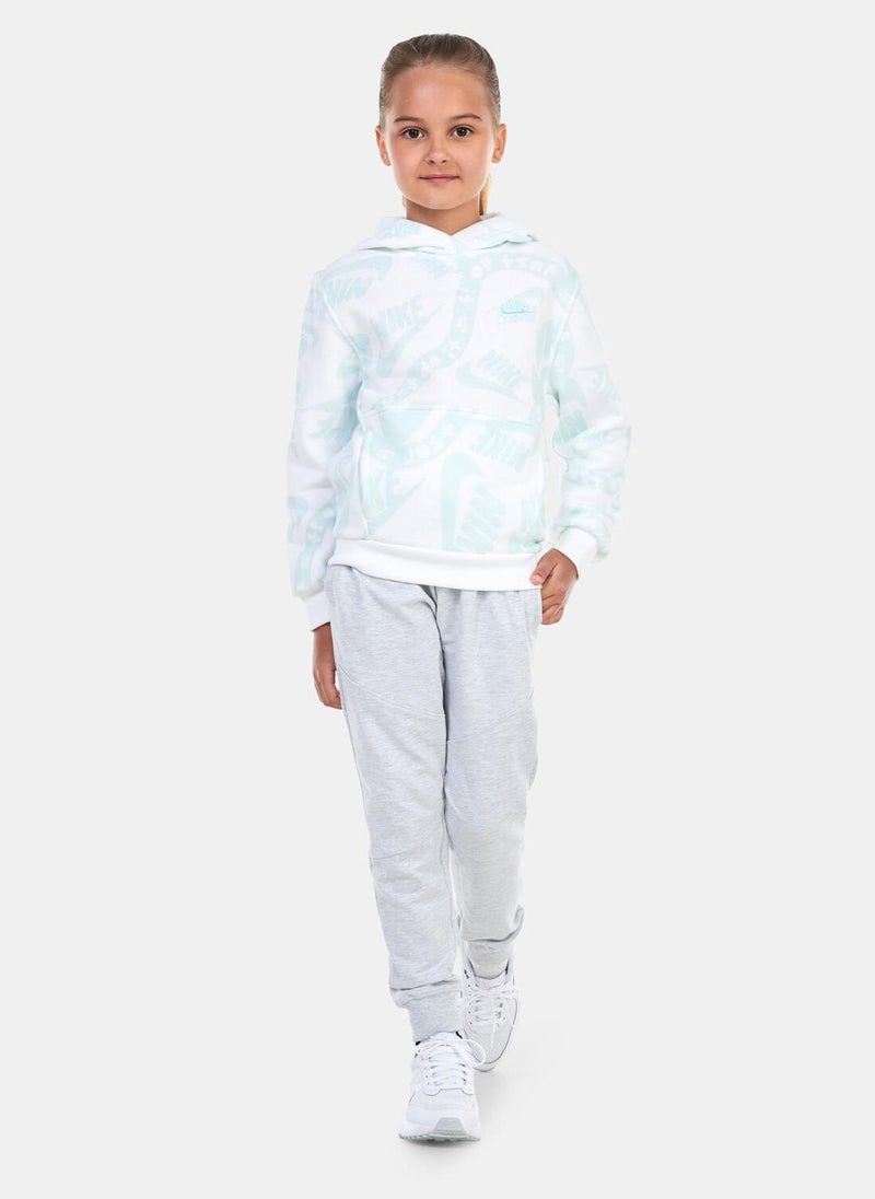 Kids' Club Fleece Printed Pullover Hoodie