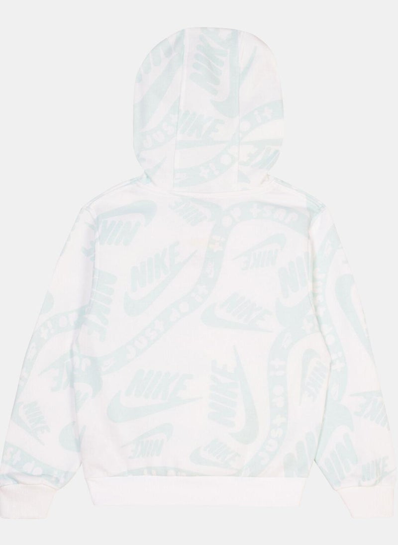Kids' Club Fleece Printed Pullover Hoodie