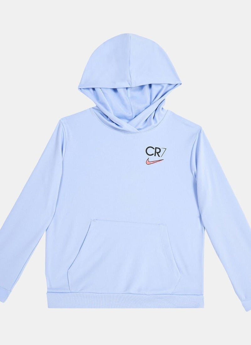 Kids' CR7 Pullover Football Hoodie (Older Kids)