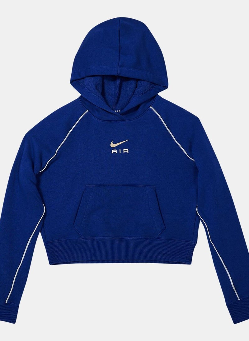 Kids' Air French Terry Crop Hoodie (Older Kids)