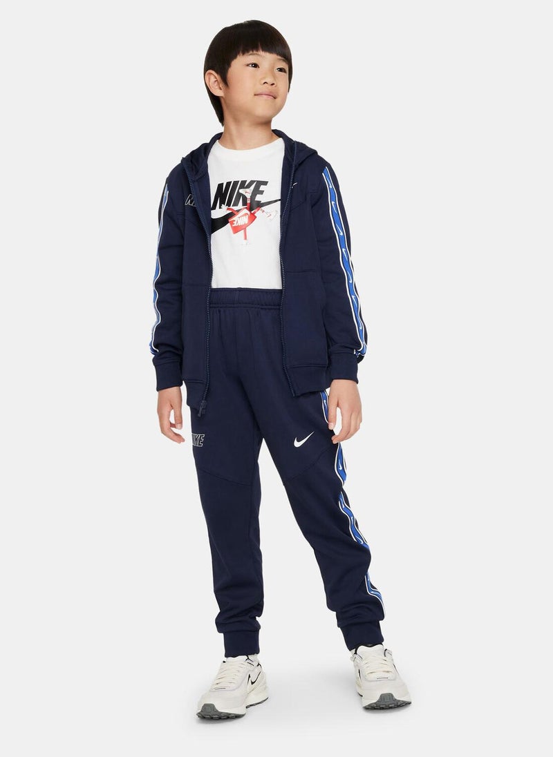 Kids' Sportswear Repeat Full-Zip Hoodie (Older Kids)