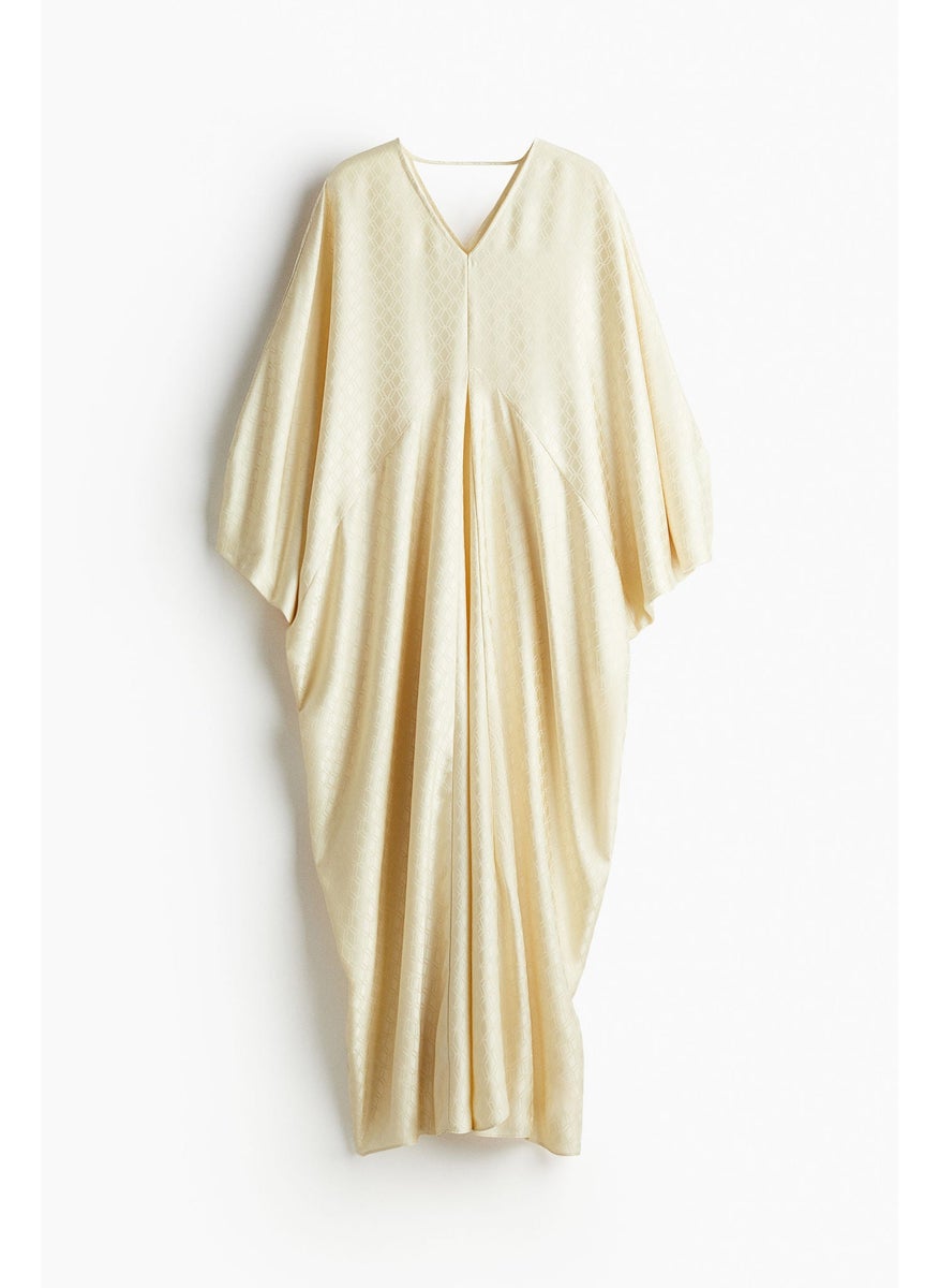 Satin Kaftan Dress