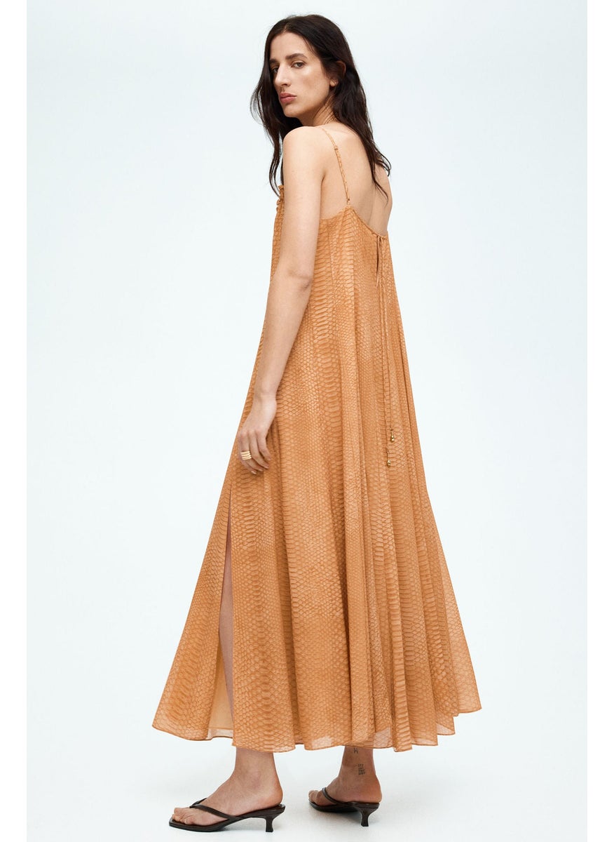 Snakeskin Print Dress