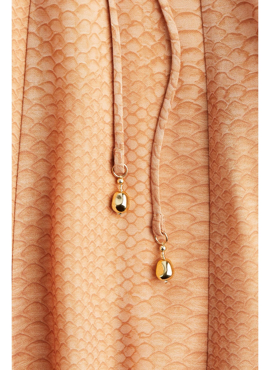 Snakeskin Print Dress
