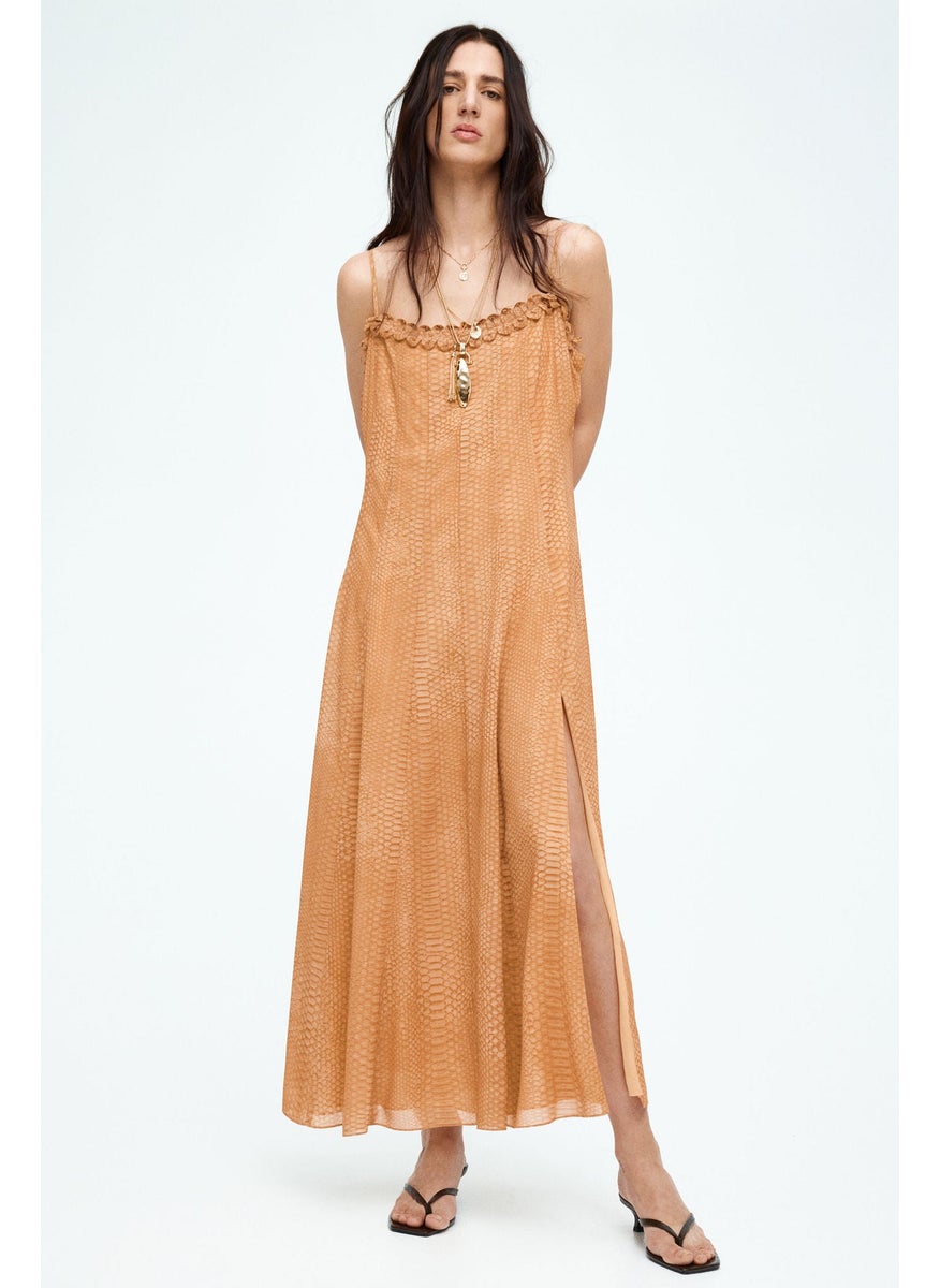 Snakeskin Print Dress