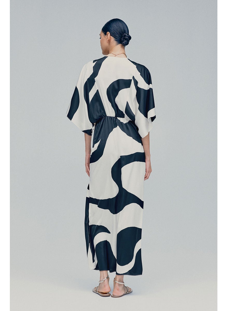 Abstract Print Dress