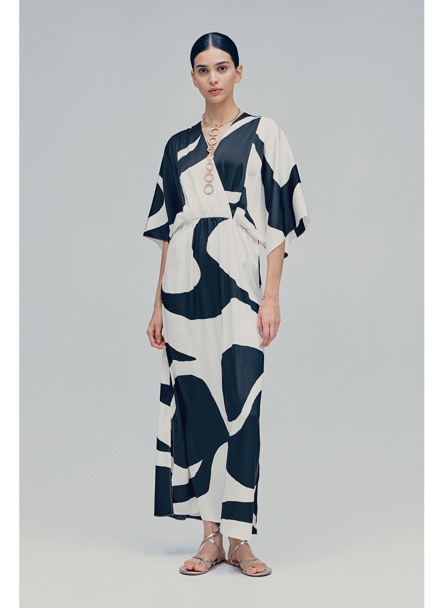 Abstract Print Dress