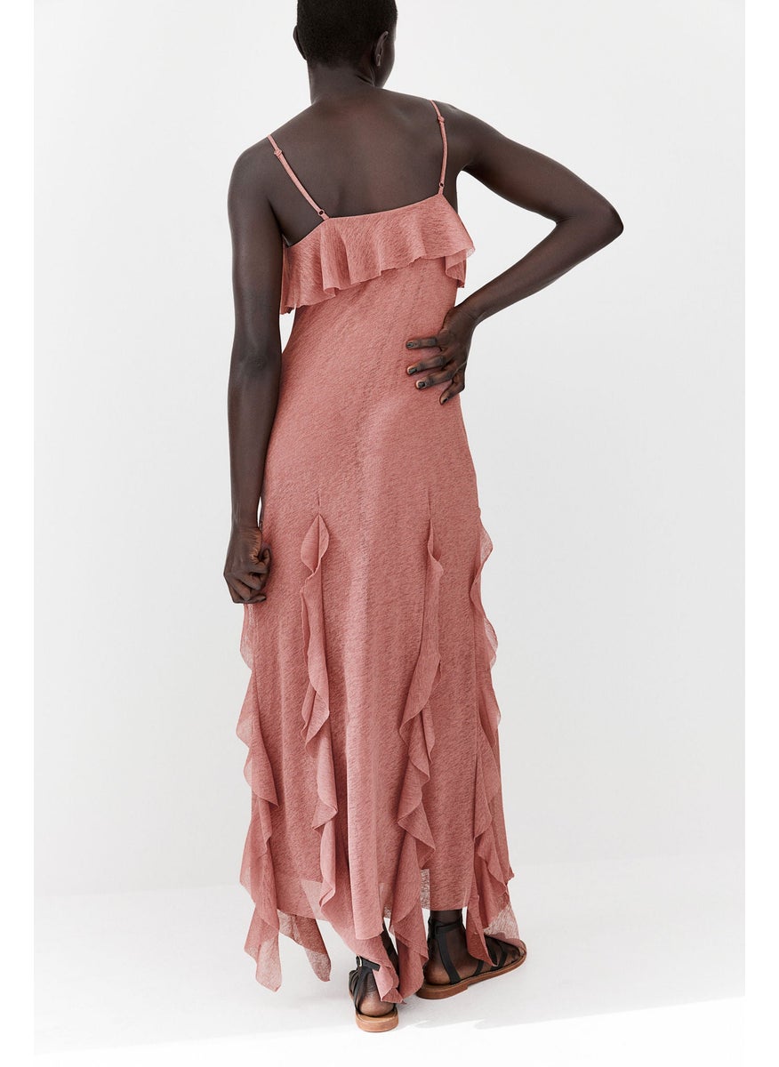 Flounced Maxi Dress