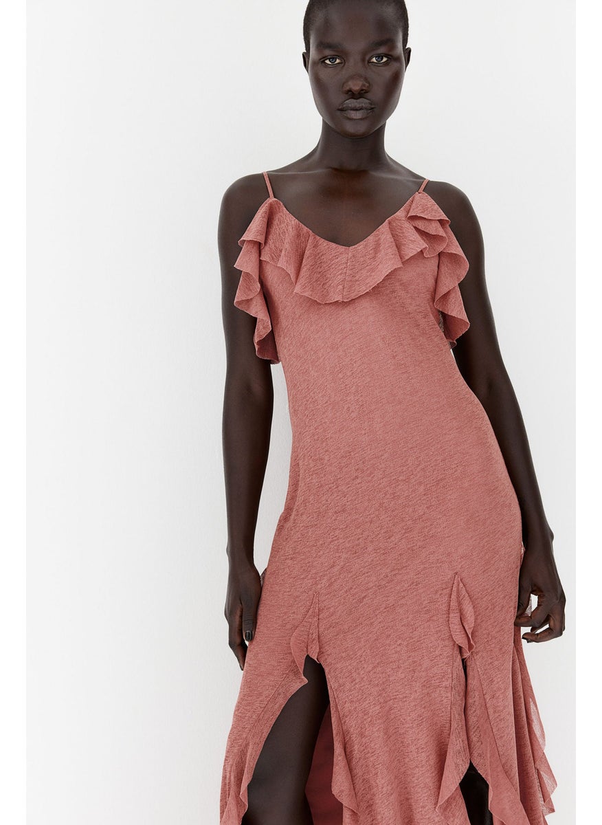 Flounced Maxi Dress