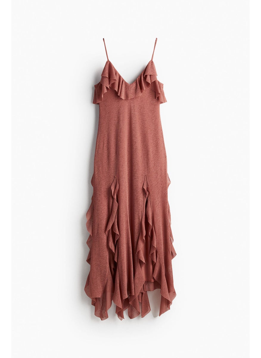 Flounced Maxi Dress
